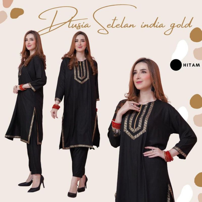 Setelan Jumbo Dlusia Rayon Premium Busui Resleting Depan One Set Kekinian Termurah