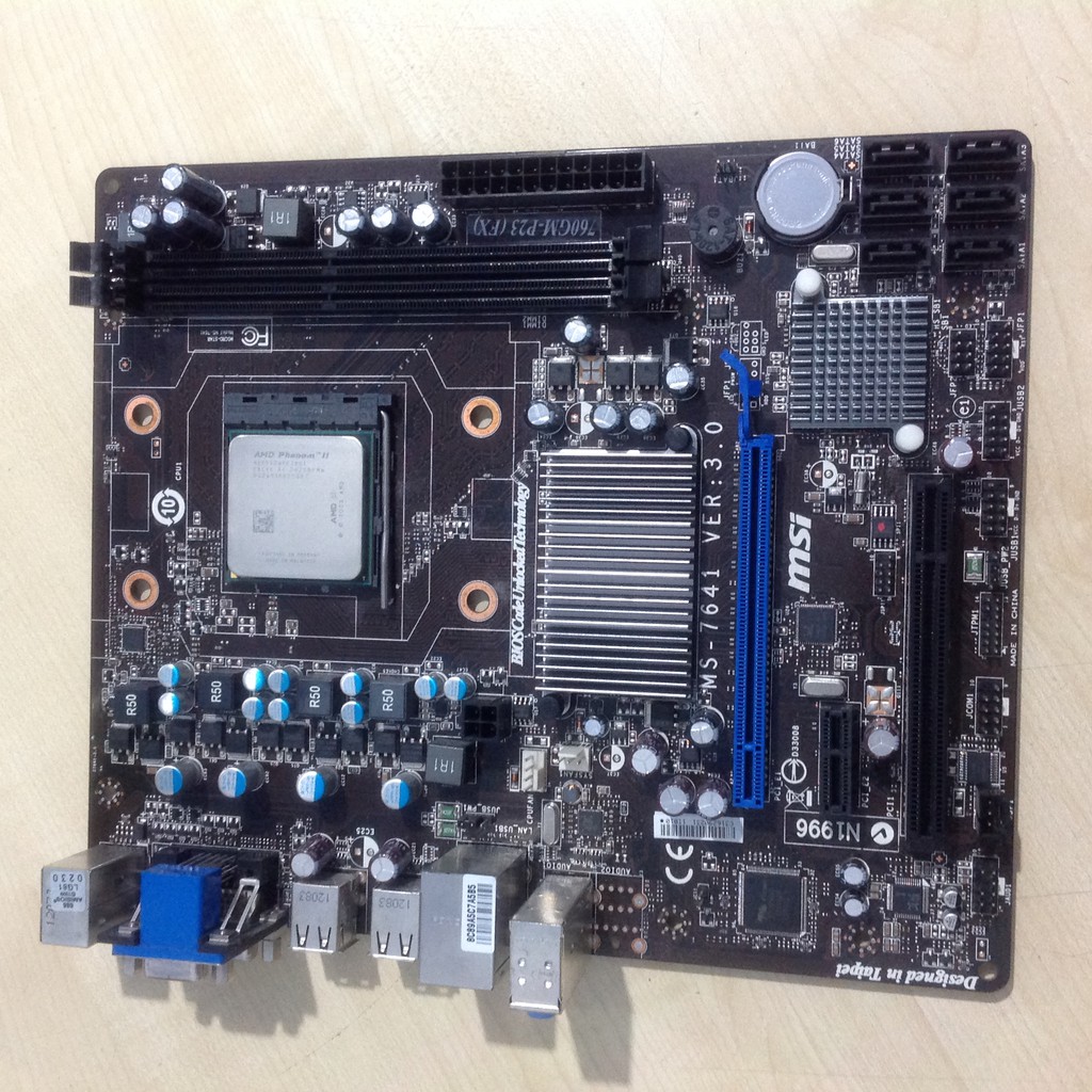 mobo msi ms-7641 am3b phenom 2 x2 250