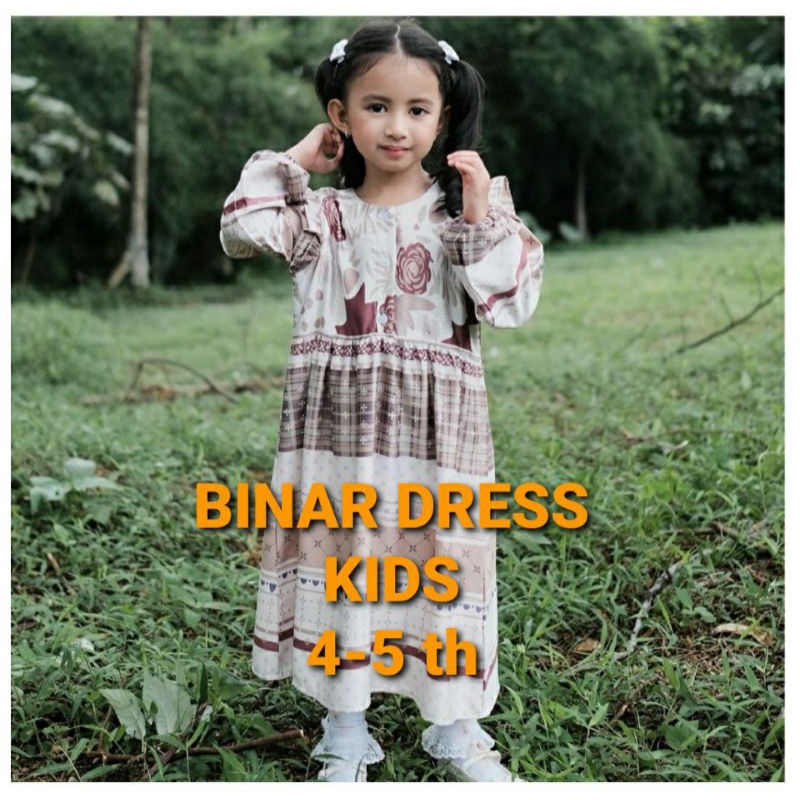 PRELOVED Binar Dress Kids by vanilla hijab