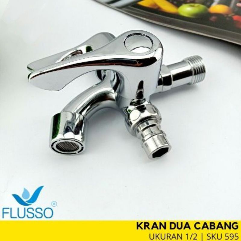 KRAN AIR 1/2&quot; DOUBLE TYPE 595 FLUSSO BEST QUALITY PRODUCT