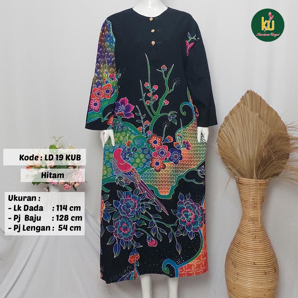COD LD 20 KUB | DASTER PANJANG KENCANA UNGU ASLI LABEL BIRU | LongDress Wanita Lengan Panjang Busui ini-4