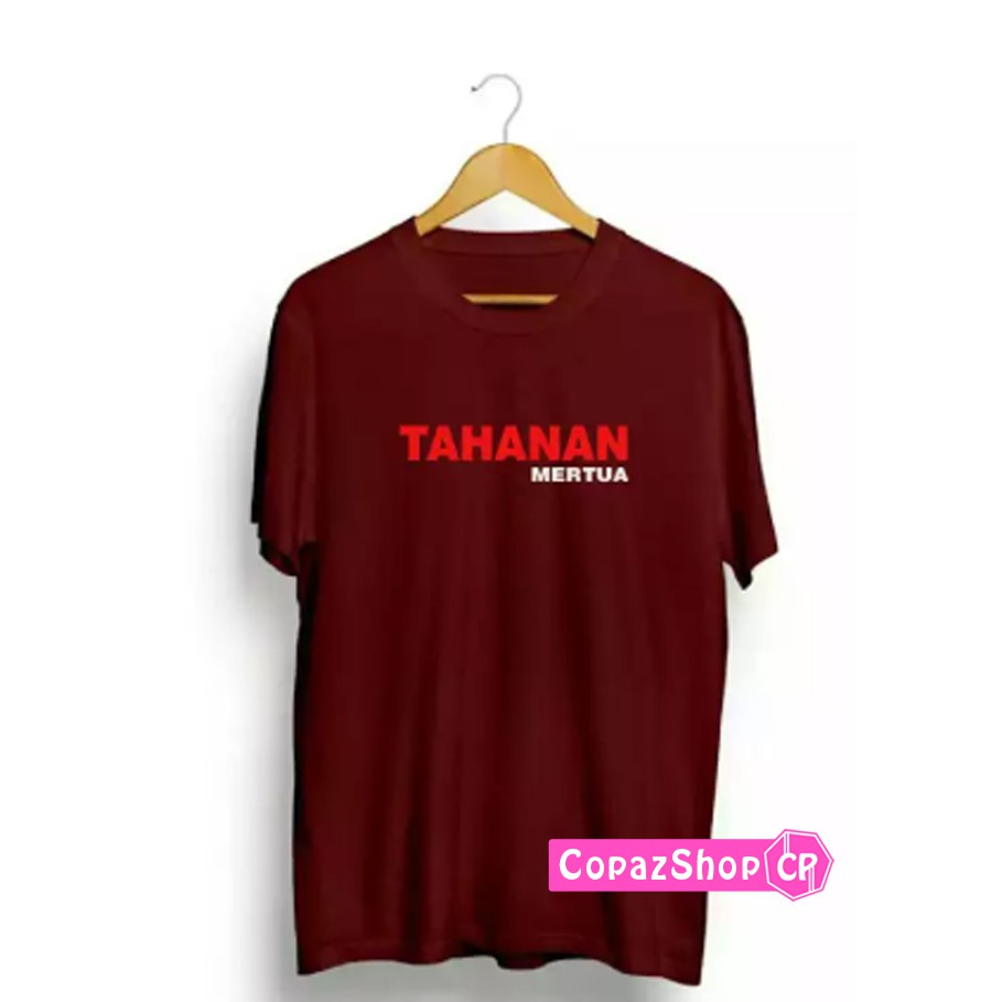 Kaos Distro Tahanan Mertua Red White Premium Quality