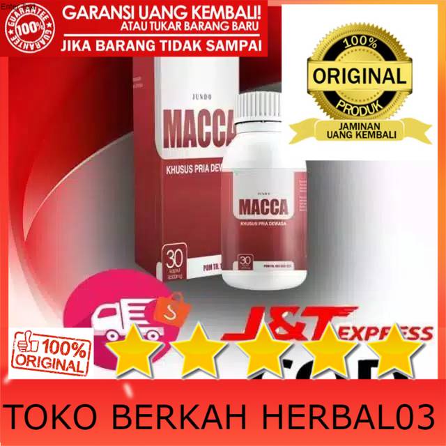 100% ASLI ( Terlaris ) Jundo Macca Obat Stamina Herbal Pria Asli 100%