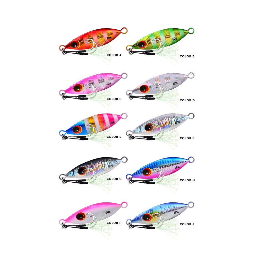 Metal Jig Premium merk Proberos Umpan Pancing Jigging Mancing Laut casting Castjig Fishing Lure Import GID LF105 Vertical Jigs