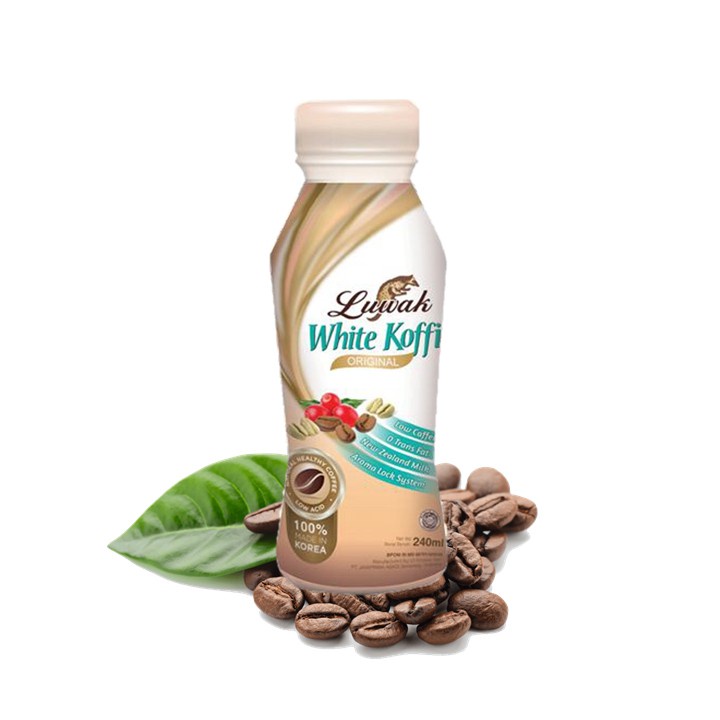 Luwak White Koffie Original 220ml Botol pmg