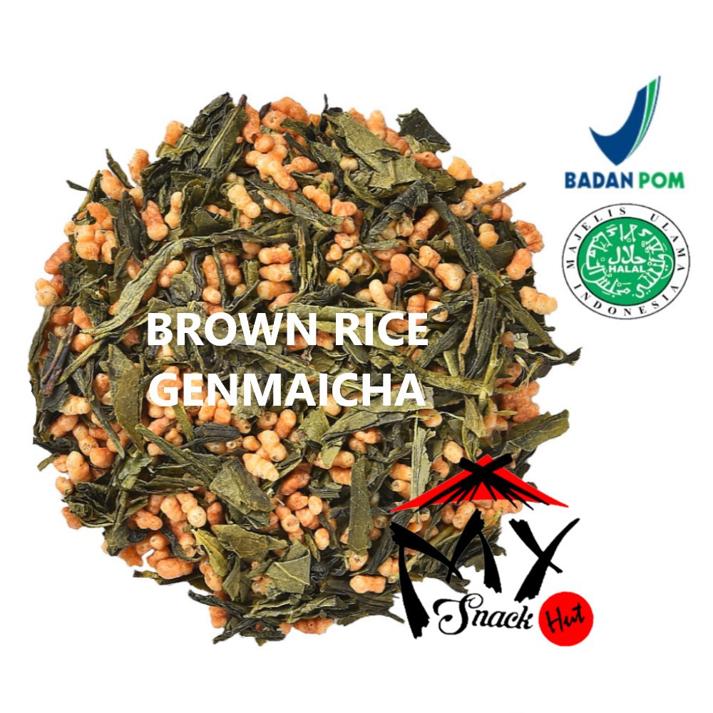 BROWN RICE GENMAICHA 10GR - JAPANESE ROASTED GREEN TEA - TEH HIJAU BERAS COKLAT PANGGANG GEINMAICHA