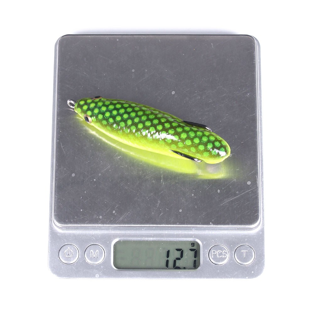 HENGJIA 1PCS 8.5CM 12.7G  Soft Jump Frog Umpan Pancing Ikan Bait Bass Kail Topwater Fishing Lure Swimbait Wobbler