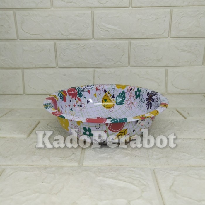 baskom enamel 24 motif - ember baskom cuci kembang - baskom cuci motif