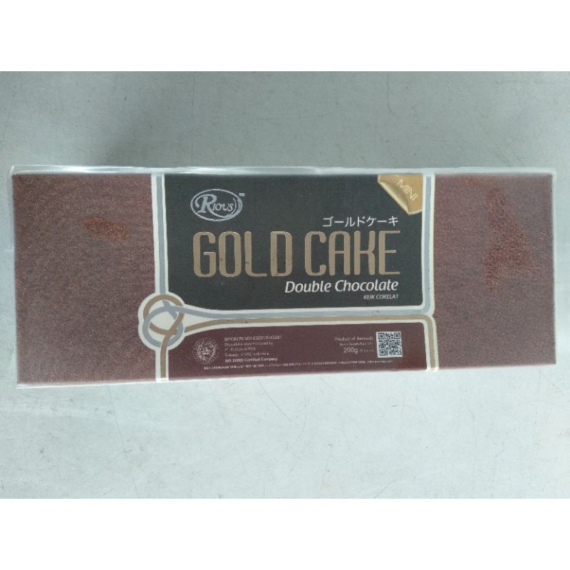 

RIOUS Goldcake Double Choco 190g