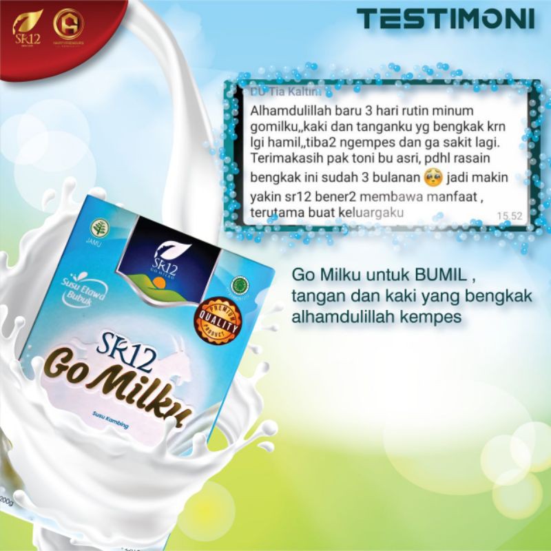 

Gomilku SR12 Susu Kambing etawa