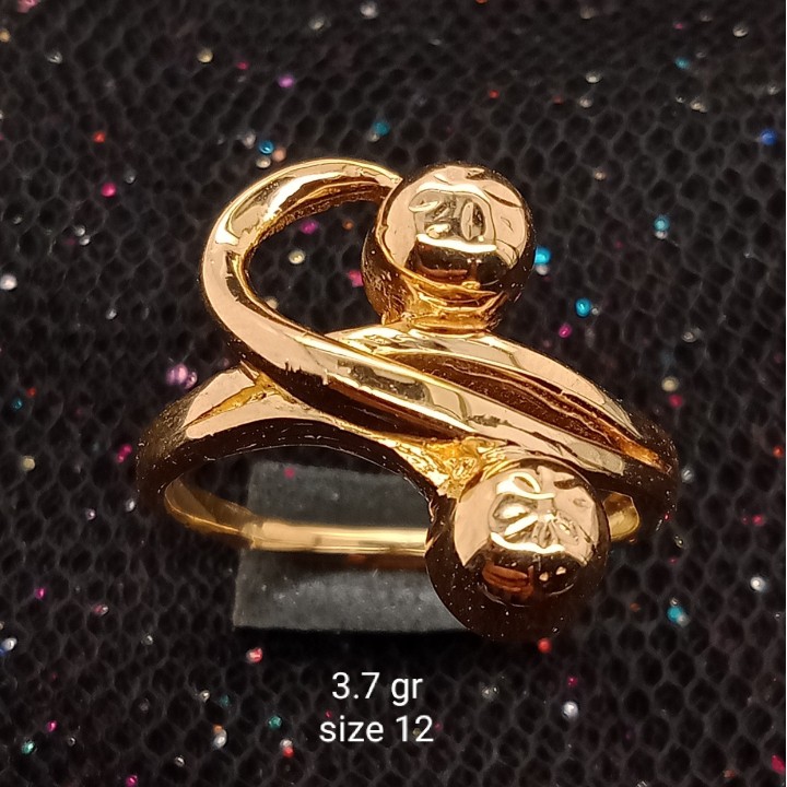 Cincin Emas 17K - 3.7 gr Kadar 750 - 660