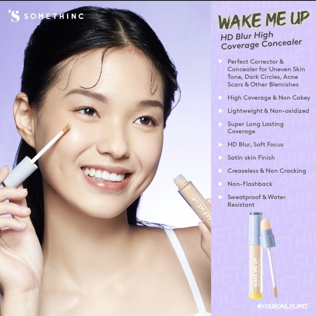 SOMETHINC WAKE ME UP HD Blur Full Coverage Concealer