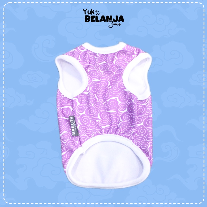 Baju Kucing Bahan Polyester Japan Cloud Tank Series Terlucu Baju Kucing anjing kelinci Lucu murah Size S-XL / Yuk Belanja Gaes!