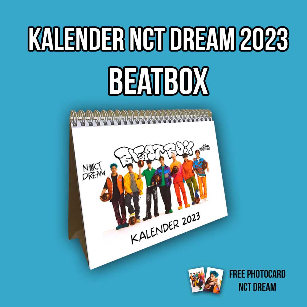 

Kalender 2023 NCT Dream Beatbox Edition Unofficial - FREE Photocard - Kalender NCT Dream 2023