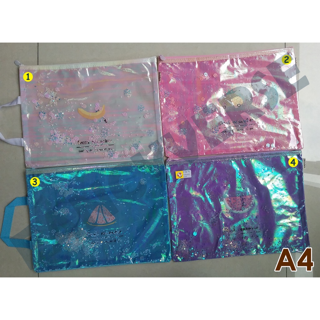 

Map Zipper A4 Fruit 3190303 / Map Resleting Map File Map Tenteng
