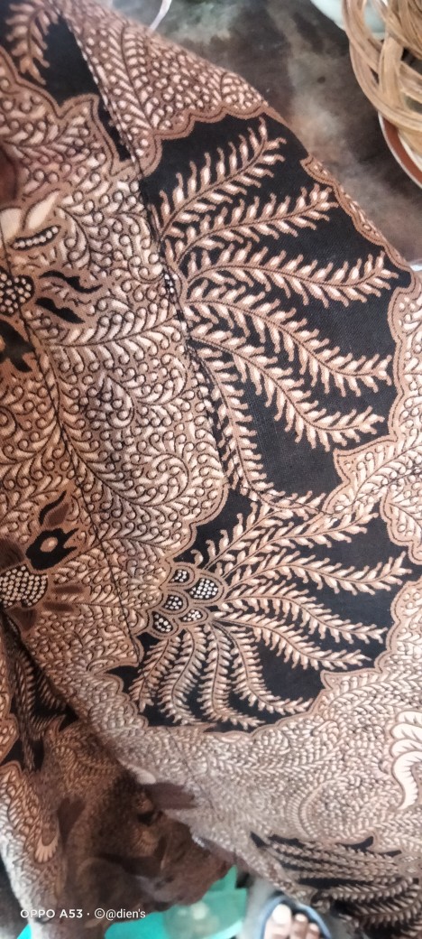 Batik Couple Keluarga Sania Ruffle Ori Ndoro Jowi Dnt