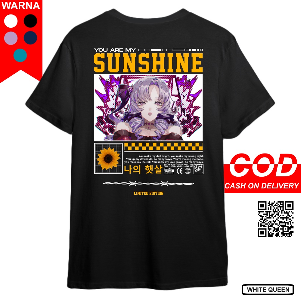 KAOS HYAKUMANTENBARA SALOME NIJISANJI STREETWEAR -  KAOS STREETWEAR DISTRO PRIA & WANITA ANIME & GAM