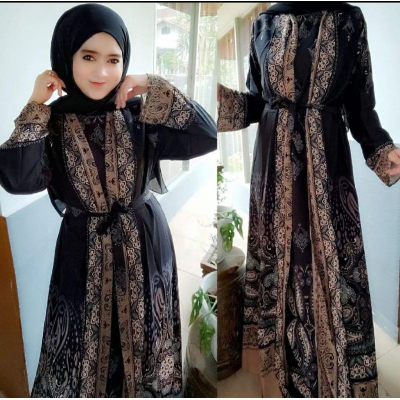 set outer soira/gamis import/gamis lebaran