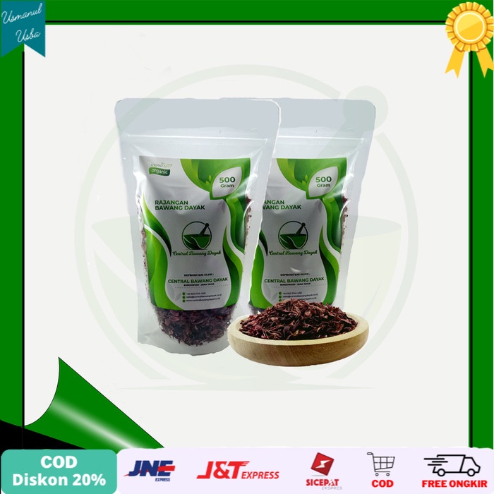 

◾COD◾ Teh Tiwai / Bawang Dayak Rajang Kering 1 Kg