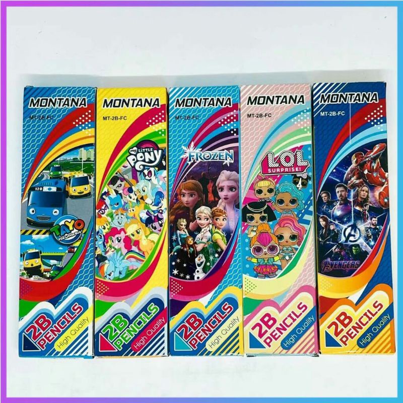 

Pensil 2B Karakter / Pencil Kayu 2B Fancy Kartun Lucu