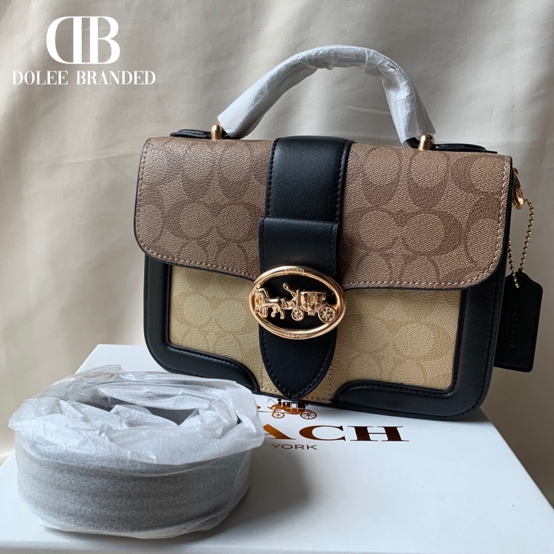Coach Georgie Crossbody In Signature Canvas (C6192)