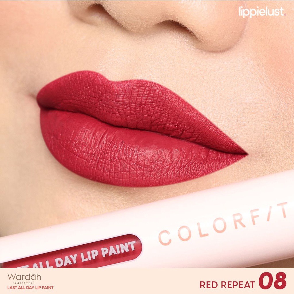 BEST SELLER!! Lip Paint Tahan Lama Hingga 12 Jam dan Transferproof Colorfit Last All Day Wardah