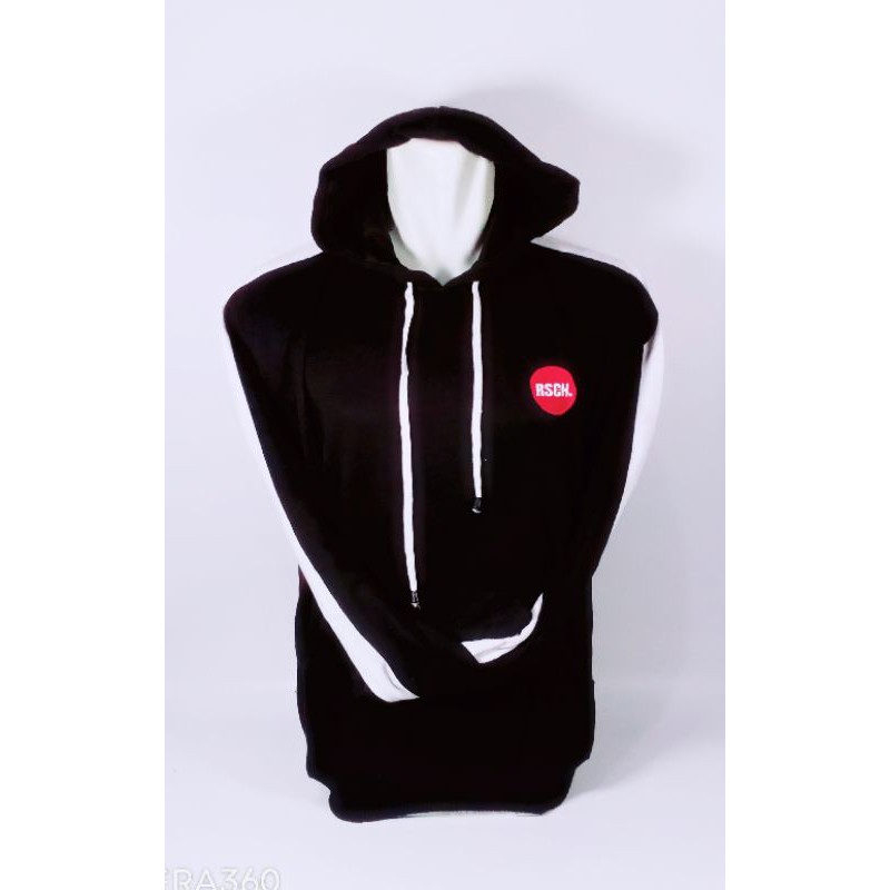 Sweater RSCH Hitam List Putih Jaket RSCH Hoodie RSCH