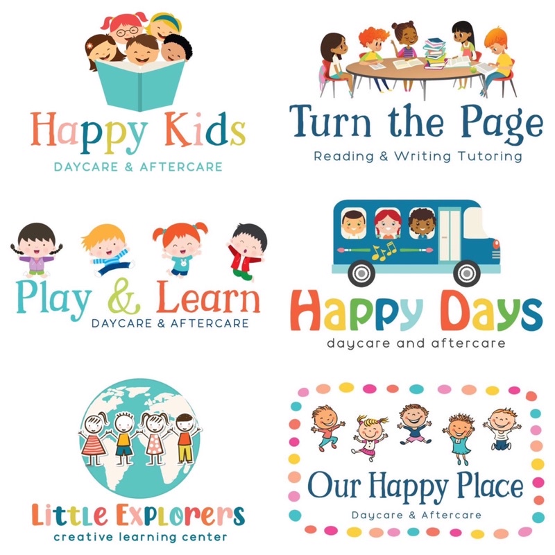 

(DRAN HAPPY KIDS) JASA BIKIN DESIGN LOGO BISNIS DESAIN LOGO OLSHOP SIMPLE