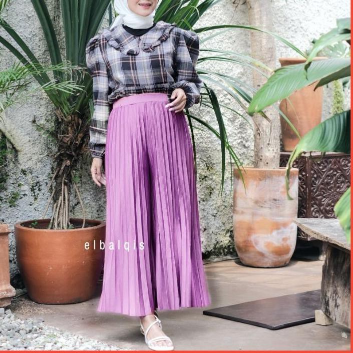 »»» KULOT PLISKET PAYUNG PREMIUM • Elbalqis Celana Jumbo Big Size Pants Umbrella