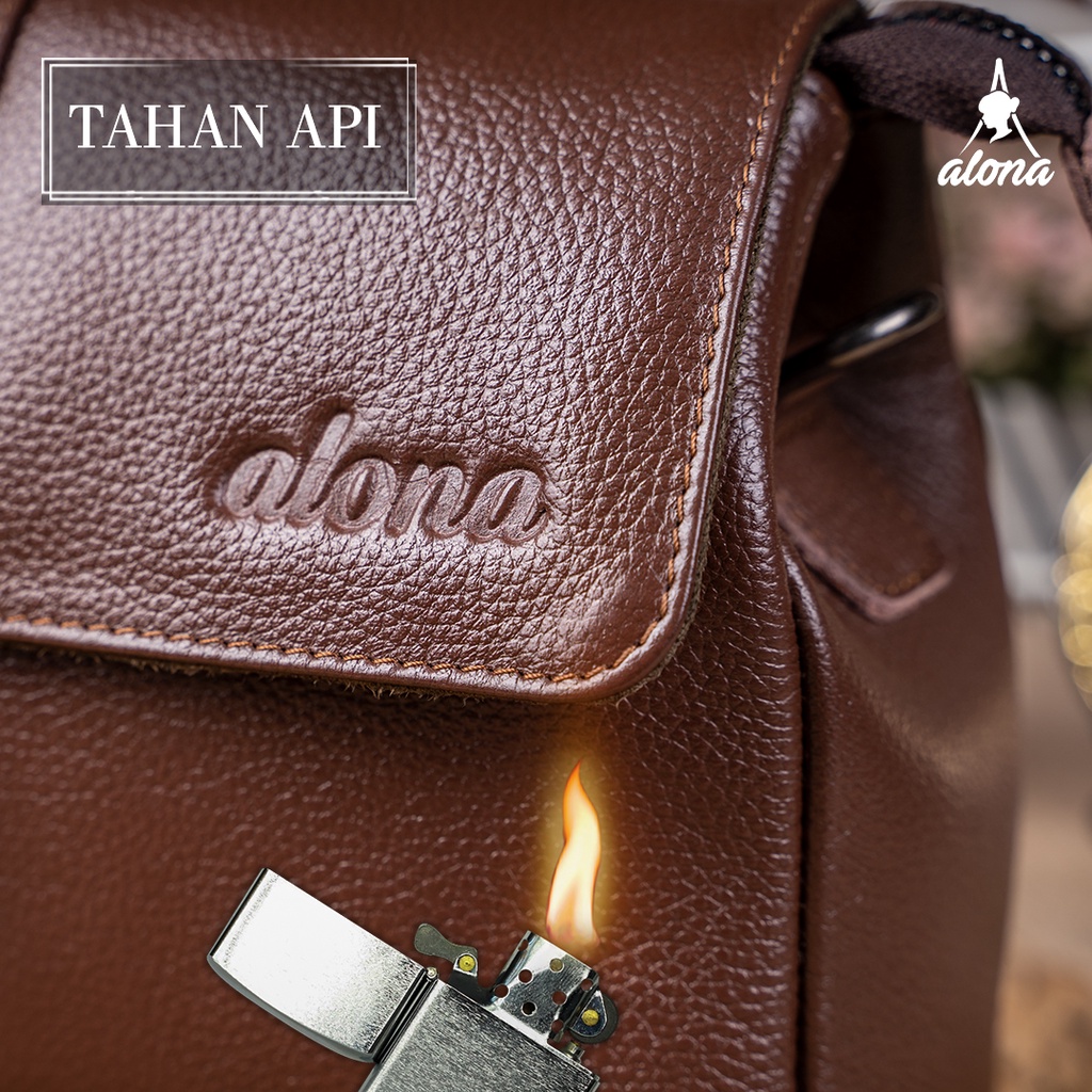 Tas Kulit Wanita Asli Original Tas Selempang Slempang Shoulder Bag Kulit Branded Terbaru Originial  Alona Belezza Bag