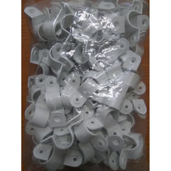 Klem Pipa Conduit Clipsal/ Clamp Pipa Clipsal 20mm / Klem Pipa 20mm ~El~Xt1~