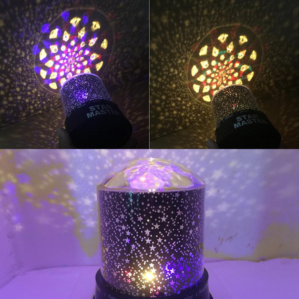 Star Projector Night Light Romantic Led Sky Moon Projector Lamp Party Decor