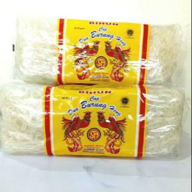 

Bihun cap 2 burung hong Asli Enak kemasan 250 gram