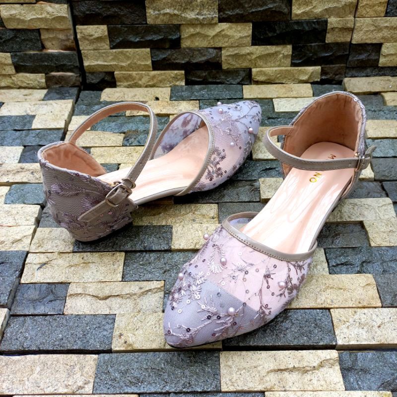 Wedding Shoes Murano Kania Taro Brukat Size Jumbo 41-46