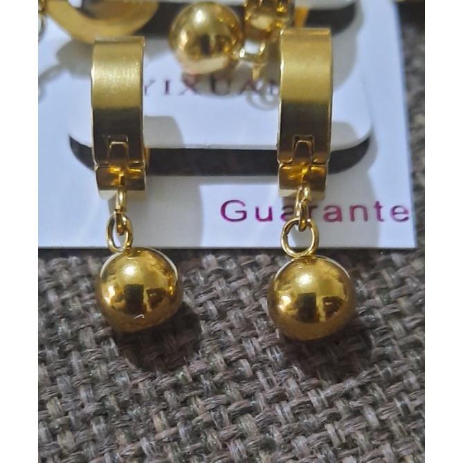 Anting Titanium Untai Biji Lada Untuk Wanita