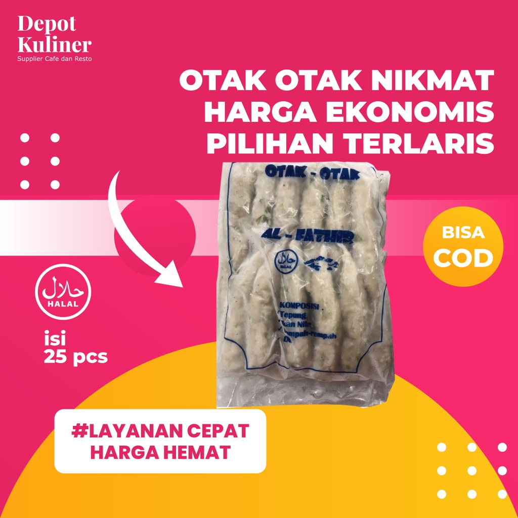 Otak Otak Olahan Ikan isi 25 pcs