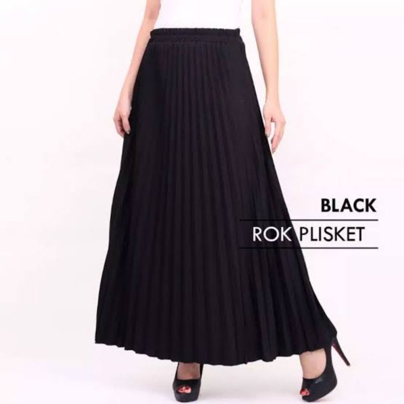 ROK PLISKET PREMIUM LIPATAN BESAR//ROK PLISKET LIPATAN BESAR