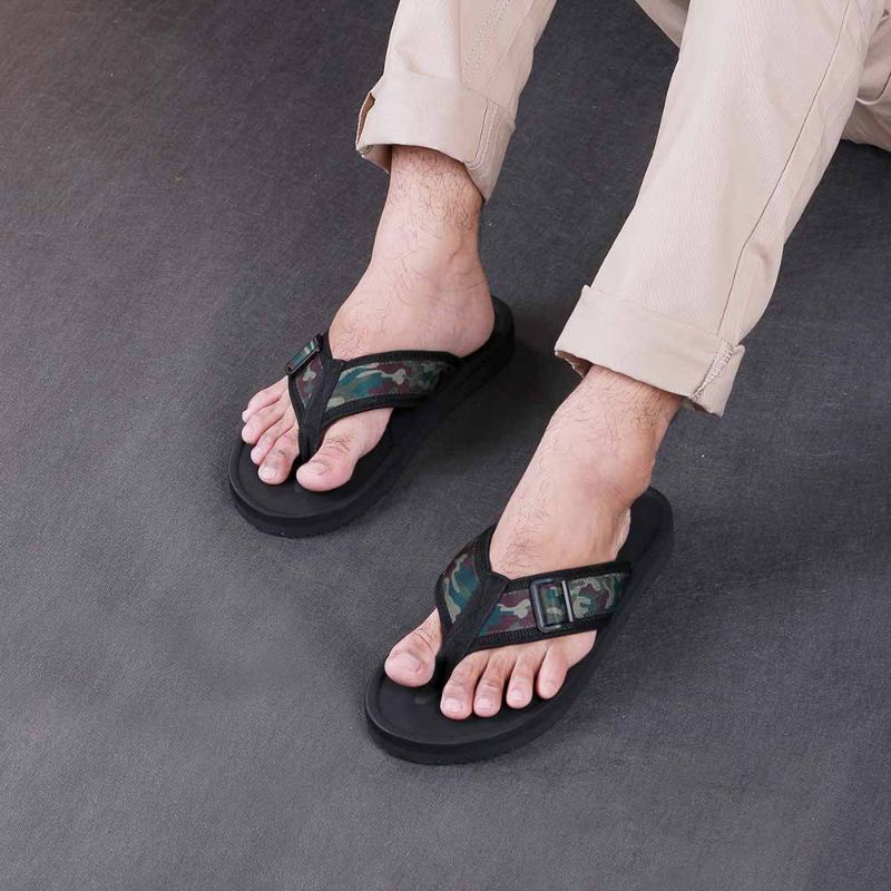 Bos - Sandal Kasual Jepit Pria - Sendal Slop Ringan Elegan Premium Original