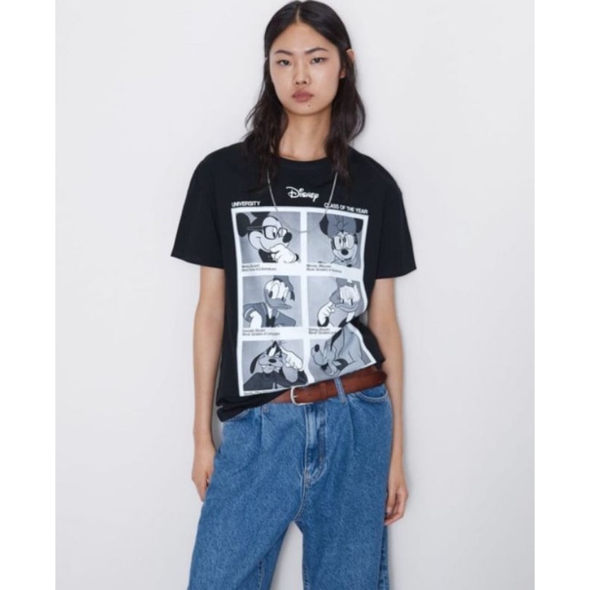 T-shirt Zara kaos Zara x Disney