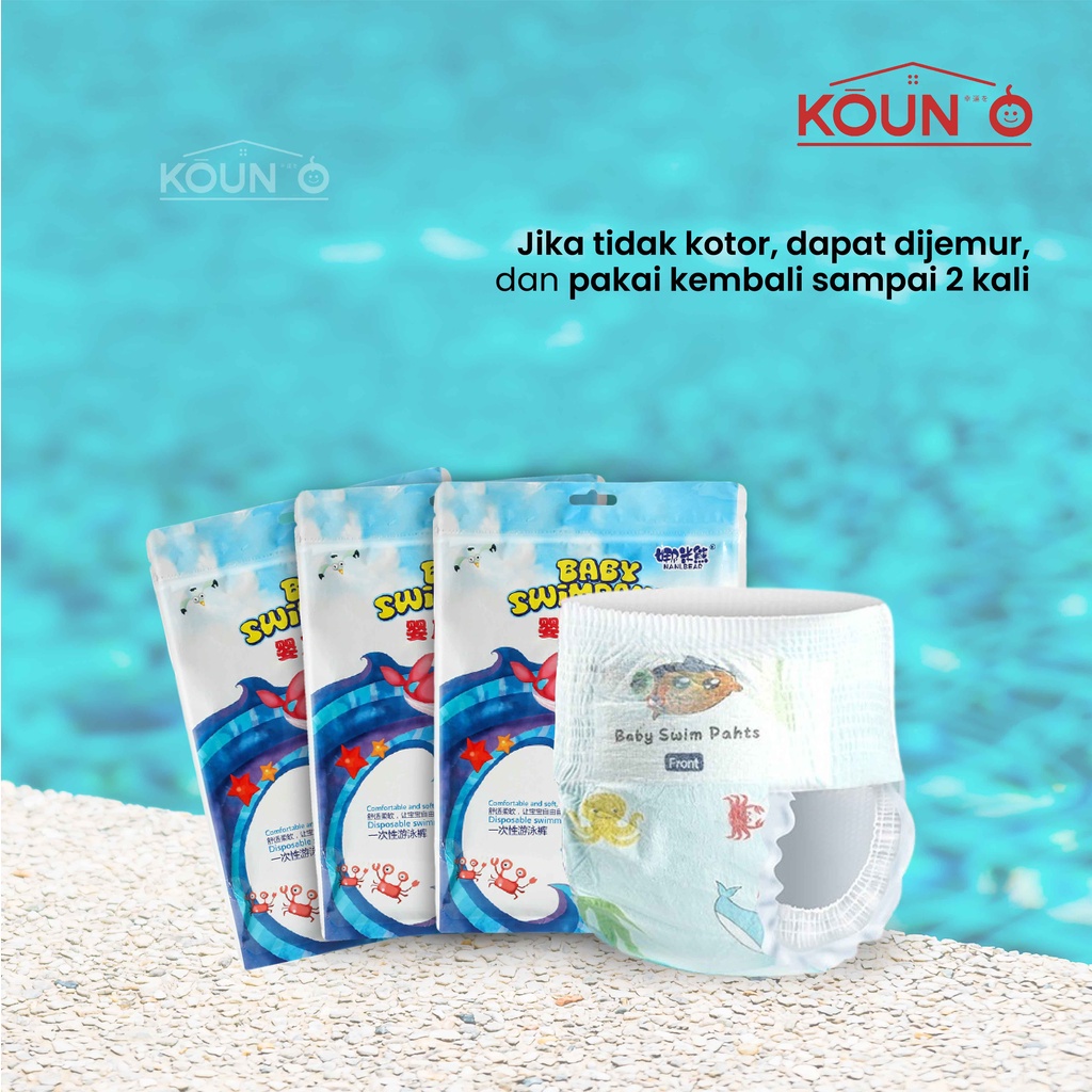 Popok Renang Bayi Anak Popok Tahan Air Popok Sekali Pakai Disposable Diapers Baby Swim Pants