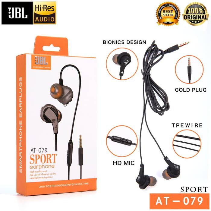 Zuki Store HANDSFREE / HEADPHONE / EARPHONE / HEADSET JBL AT 079