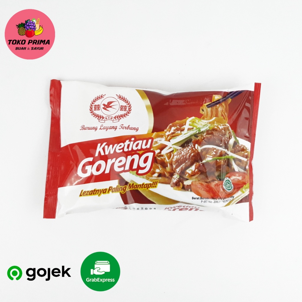 

Kwetiaw Goreng Instant cap Burung Layang Terbang (@85 gram)
