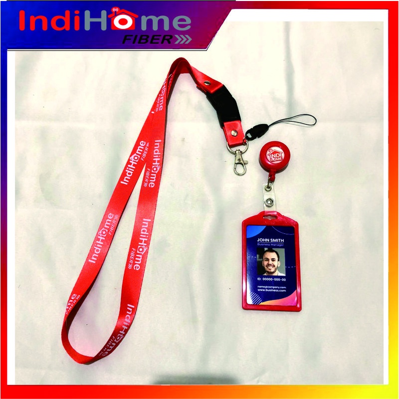 

Indihome Lanyard Tali Gantungan Id Card DIlengkapi Strapp Multifungsi ( Paket Lengkap )