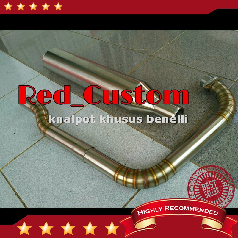 Sale knalpot benelli Mitobi 200 fullsistem