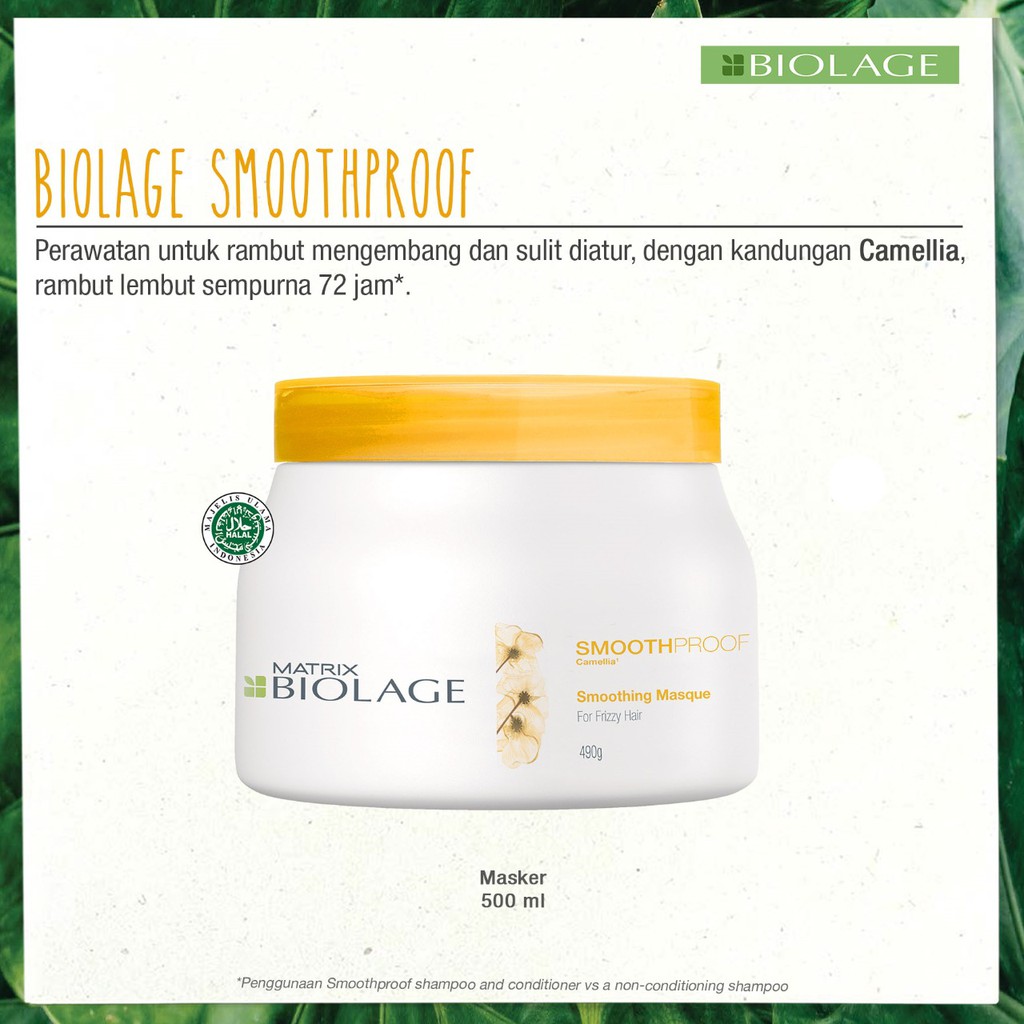 ❤️Glamouroseshop❤️ MATRIX Biolage Smooth Proof Smoothing Masque 490 g