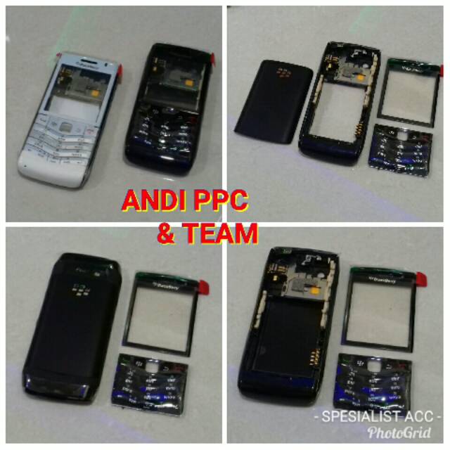 Casing blackberry 9105 pearl full set