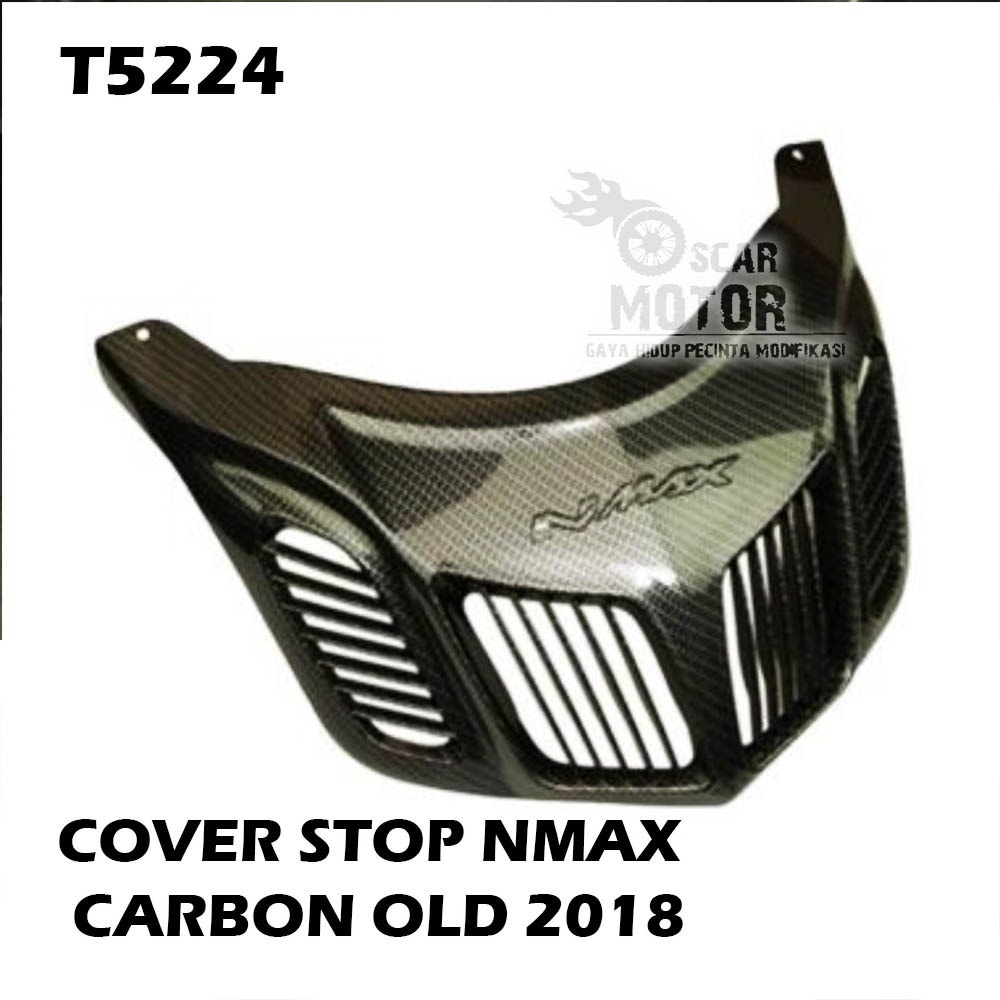 COVER STOP LAMP YAMAHA NMAX OLD 2018 ABS KARBON COSTUM CELUP VARIASI