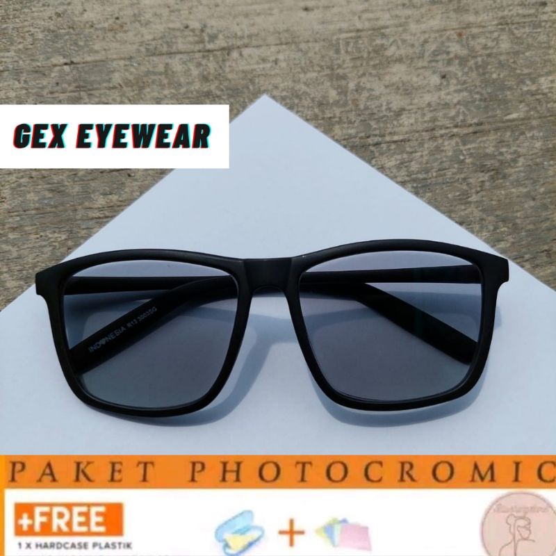 KACAMATA PHOTOCROMIC R13 3003 | GRATIS LENSA MINUS | KACAMATA