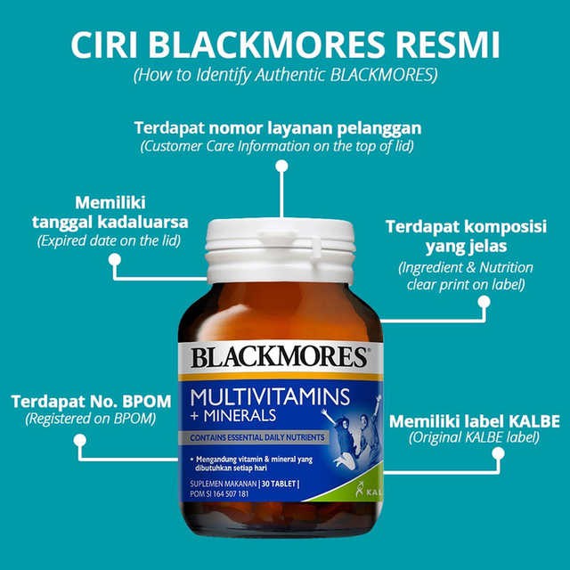 BLACKMORES MULTIVITAMINS AND MINERALS [ 30 TABLET ]