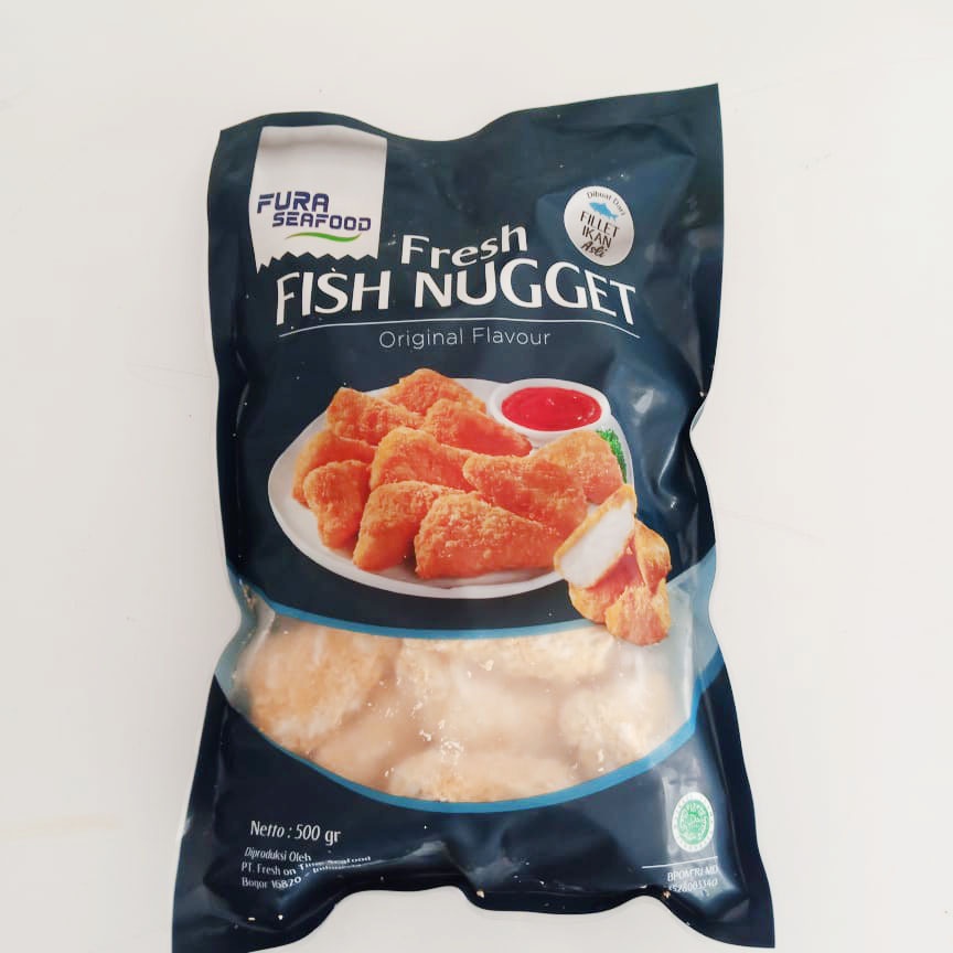 Fura Fish Nugget 500gr | Nugget Ikan | Fura Seafood | Fresh Fish Nugget | Nugget Ikan Kakap Putih